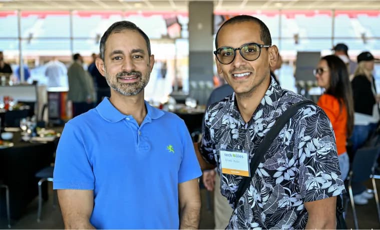 Partners collaborating at a Tech Allies gathering