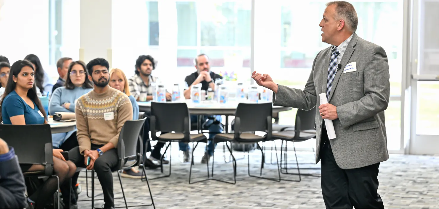 Career workshop with students